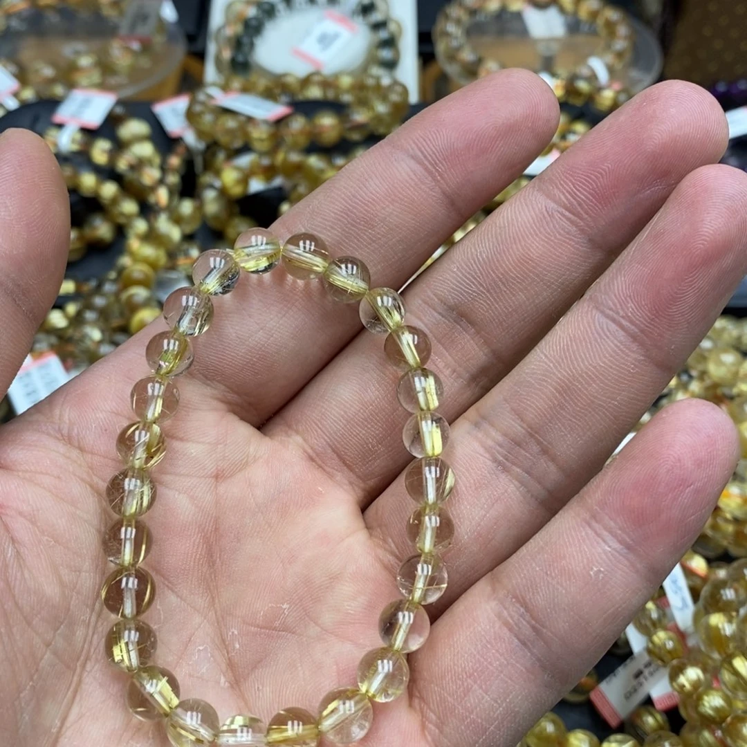发晶手链未镶嵌?一批