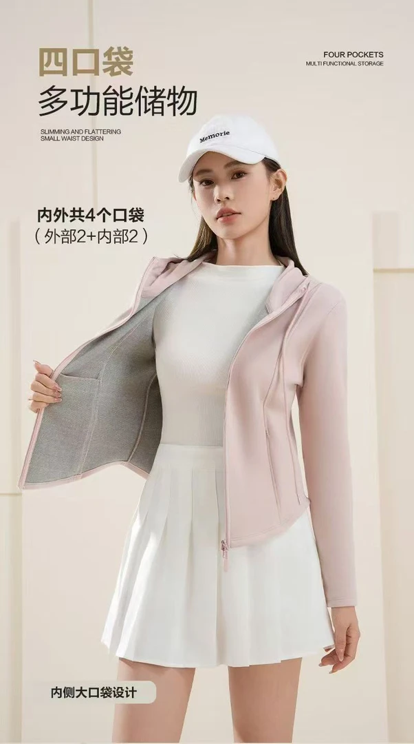 197Q女保暖连帽秋冬拉链外套女士外套上衣开衫Pf203