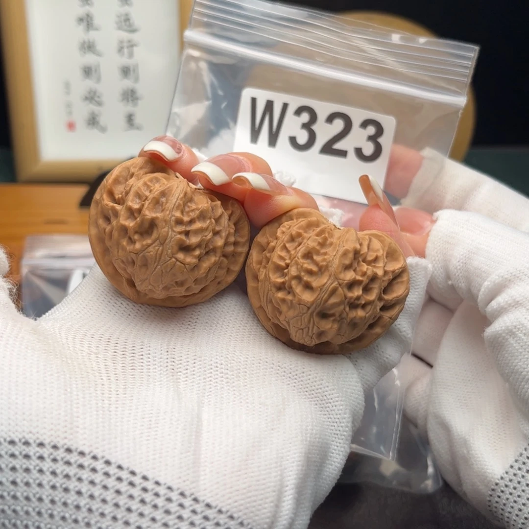 文玩核桃把件41宫灯w 323