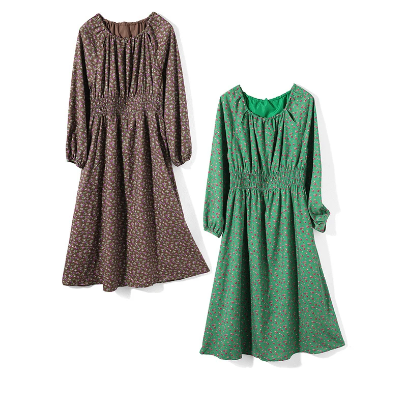 32257【N系列】温柔碎花时尚连衣裙Y23C3L1350