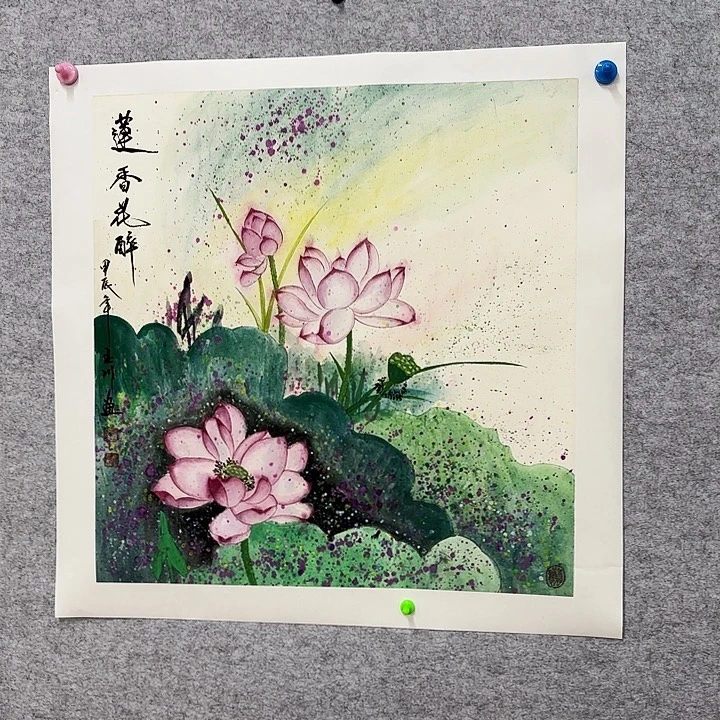 国画花鸟的翅膀是一
