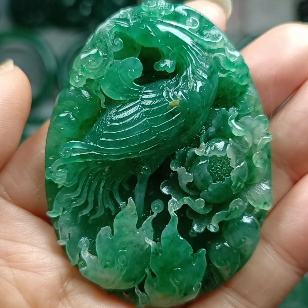 独山玉飞黄腾达未镶嵌