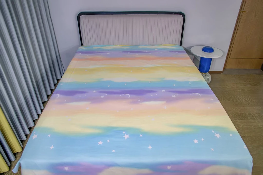 (粉丝专属）2*2.3山东正宗老粗布彩虹床单