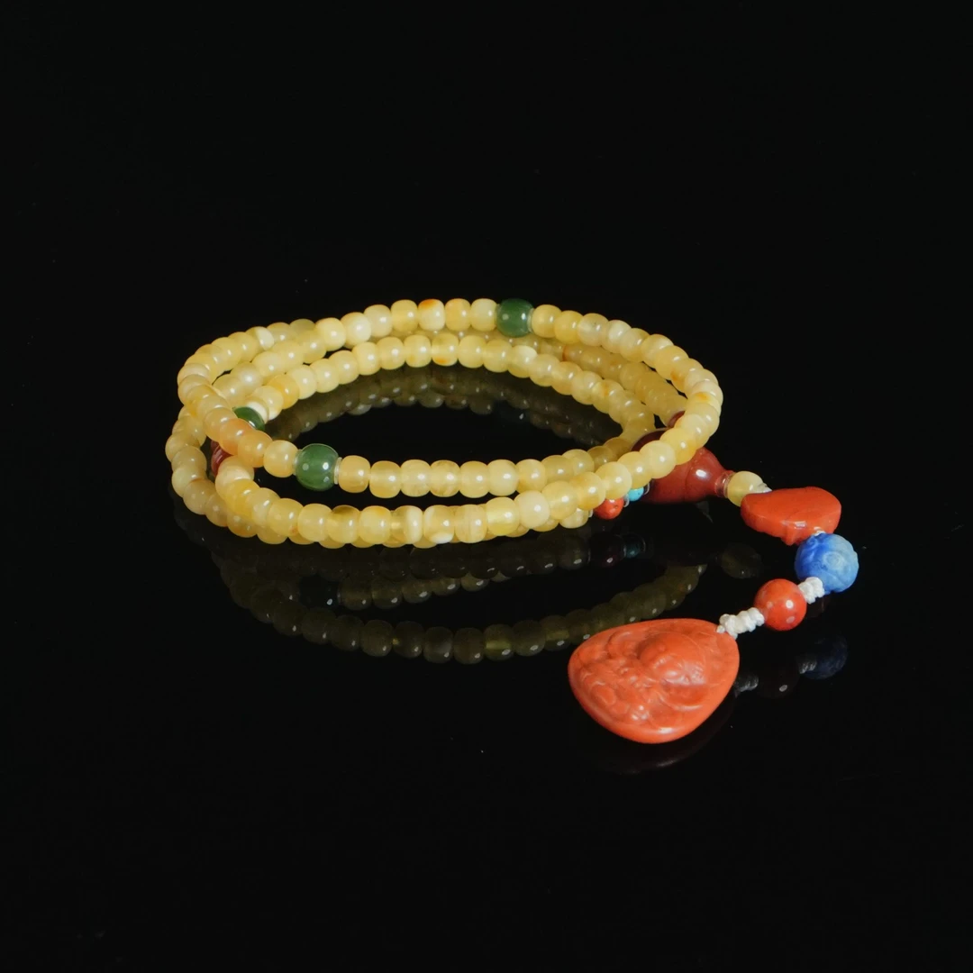 DY-M4320 南红菩萨项链 27.9g