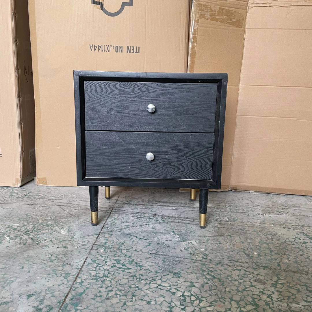 45*35*50美式欧式复古手绘储物柜收纳柜斗柜床头柜网红家具