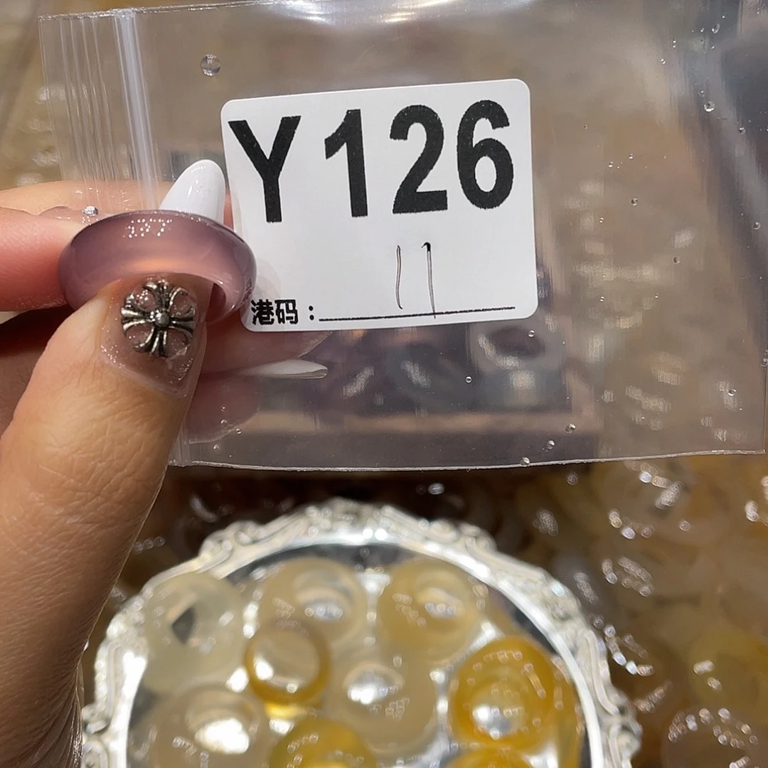 玛瑙/玉髓未镶嵌戒指126