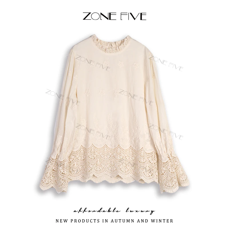 （zonefive）原版新款新中式百搭显瘦国风打底衫春季上衣8919