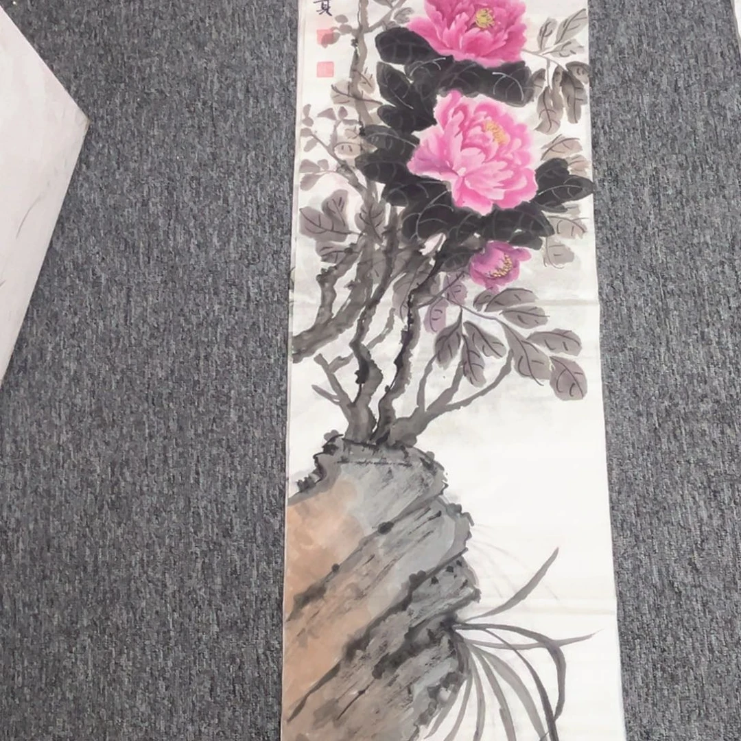 国画绘画作品多次参加138.35