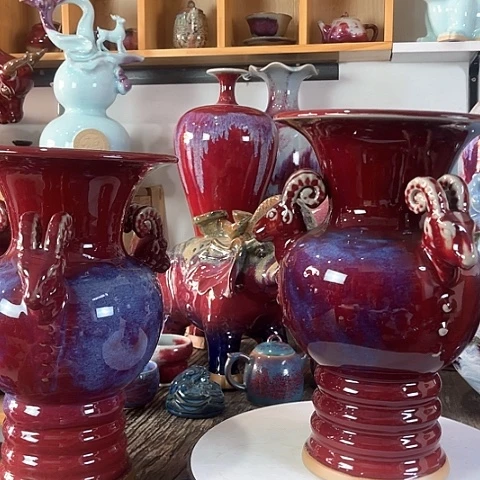 瓷片✨**呆神垕镇钧瓷艺术