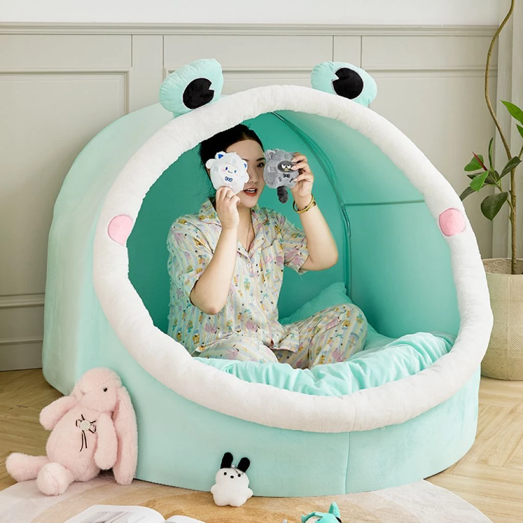 超萌人类狗窝巨大小孩睡窝室内帐篷小房子温馨舒适成人懒人沙发