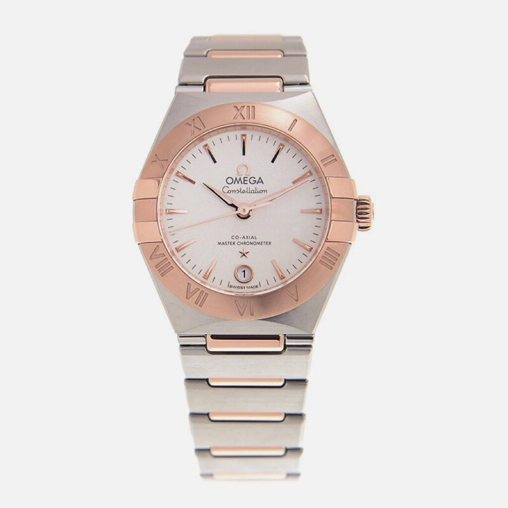 99新 Omega/欧米茄 星座系列曼哈顿天文台认证机械女士腕表29mm