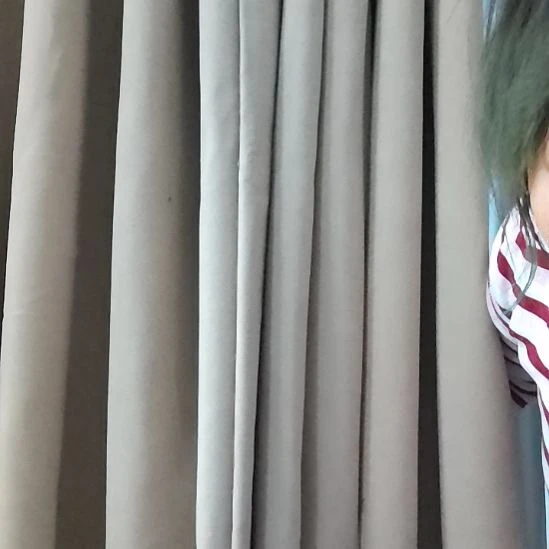 棉布帘双面对开，尺寸6m。