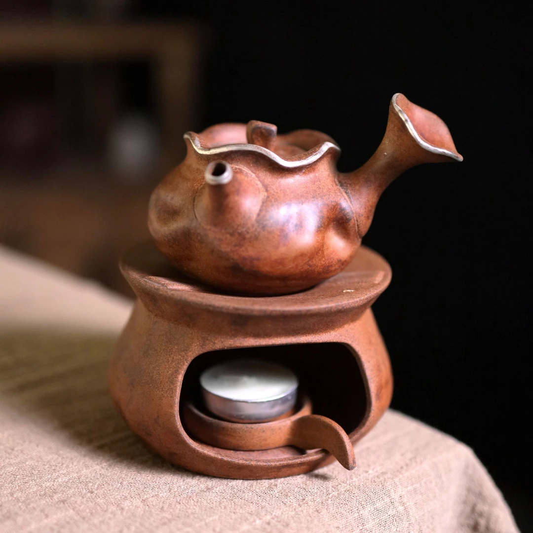 【正版川冶】福袋侧把温茶套装.6742.茶壶套装.BLCY