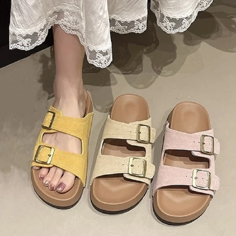 小众勃肯鞋夏季新款复古软底休闲百搭外穿凉拖鞋S809