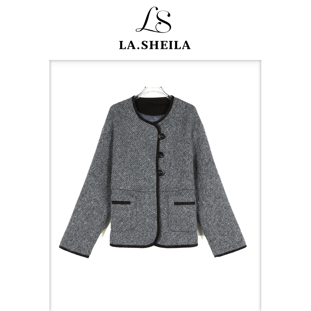 LA.Sheila编织小香风外套253-WT/1003-12026