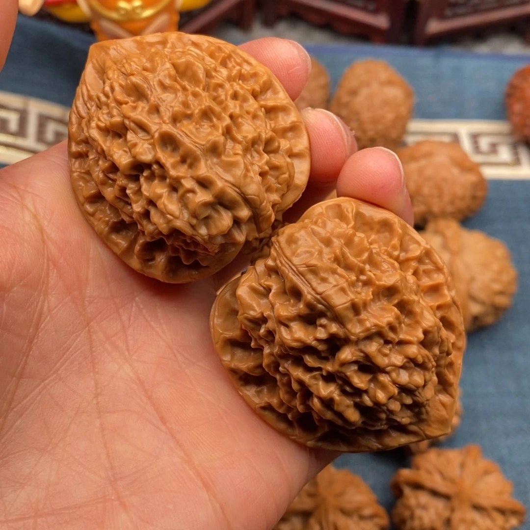 文玩核桃把件42官帽