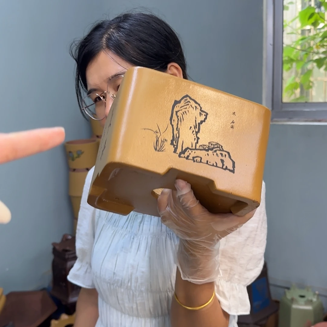 紫砂花盆紫砂口径20
