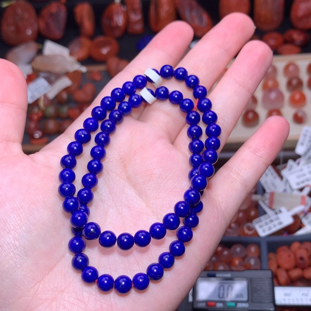 F***。南红玛瑙未镶嵌珠宝半成品青金双圈