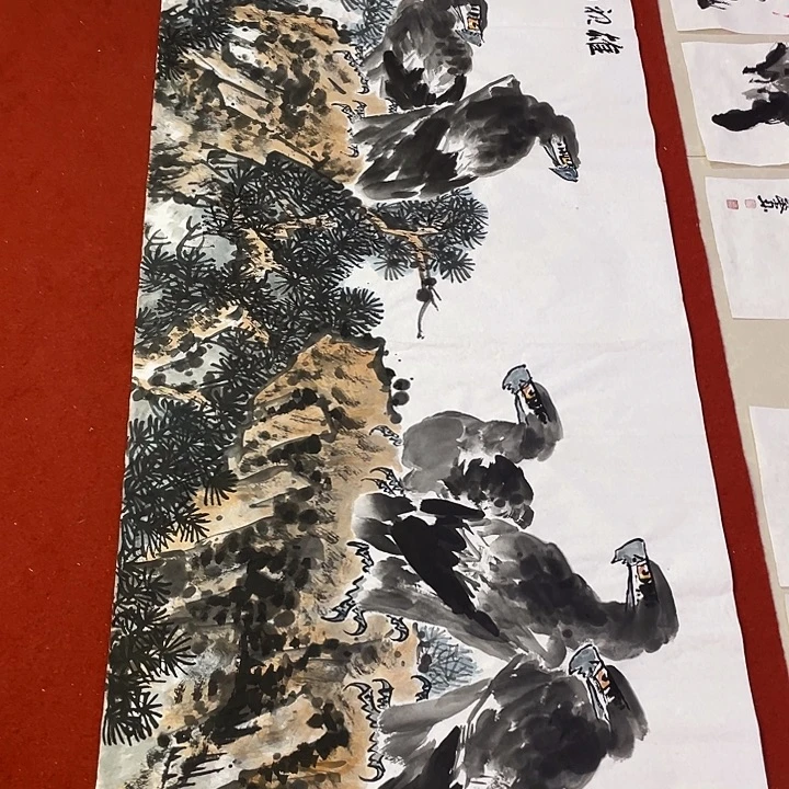 国画张圣敏先生纯手绘作品