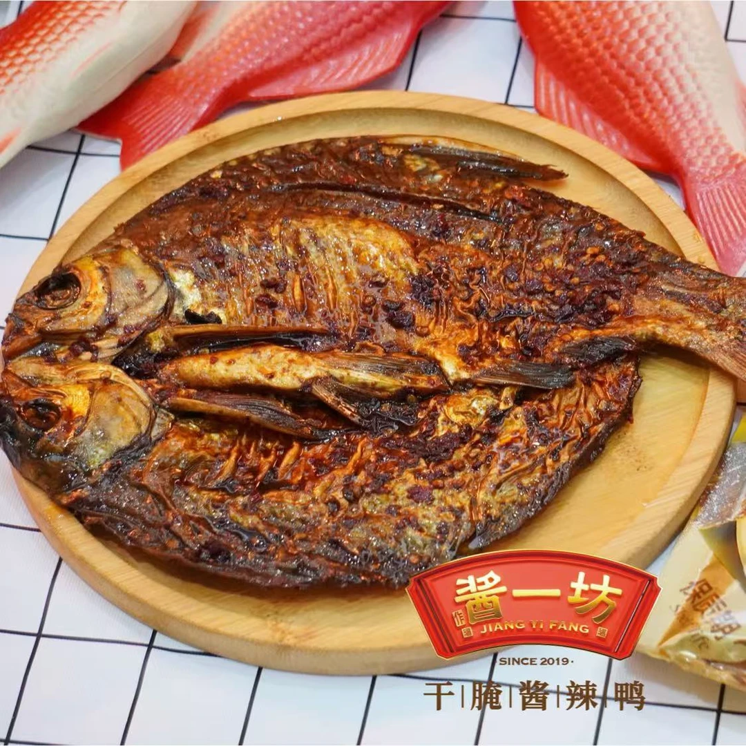 酱一坊酱益坊香辣酱板鱼150克