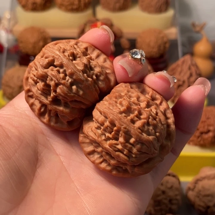 吊坠文玩核桃41白狮子