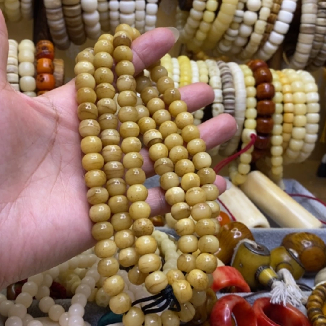 【闪购商品】牛骨手串/手链直径10苹果圆