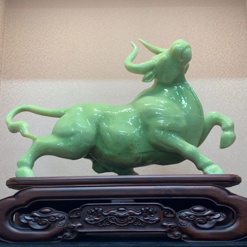 【闪购商品】未镶嵌蛇纹石玉摆件覆膜