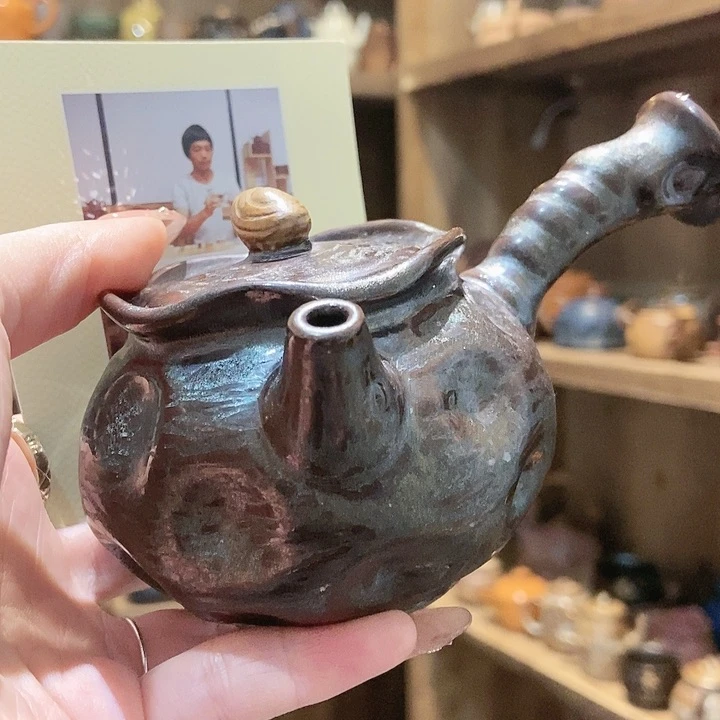 柴烧老岩泥高端茶器