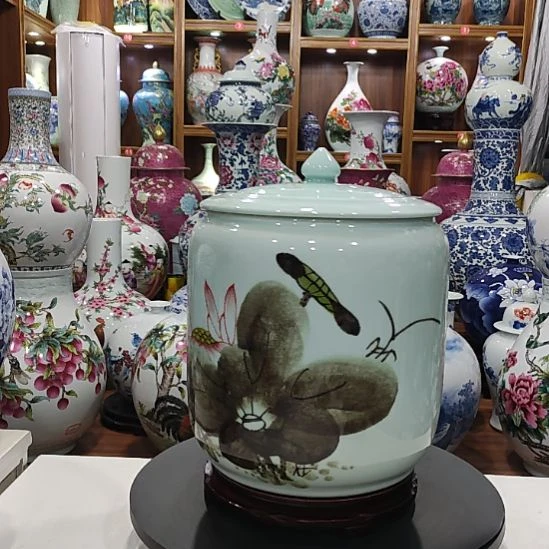 瓷片景德镇陶瓷花瓶子