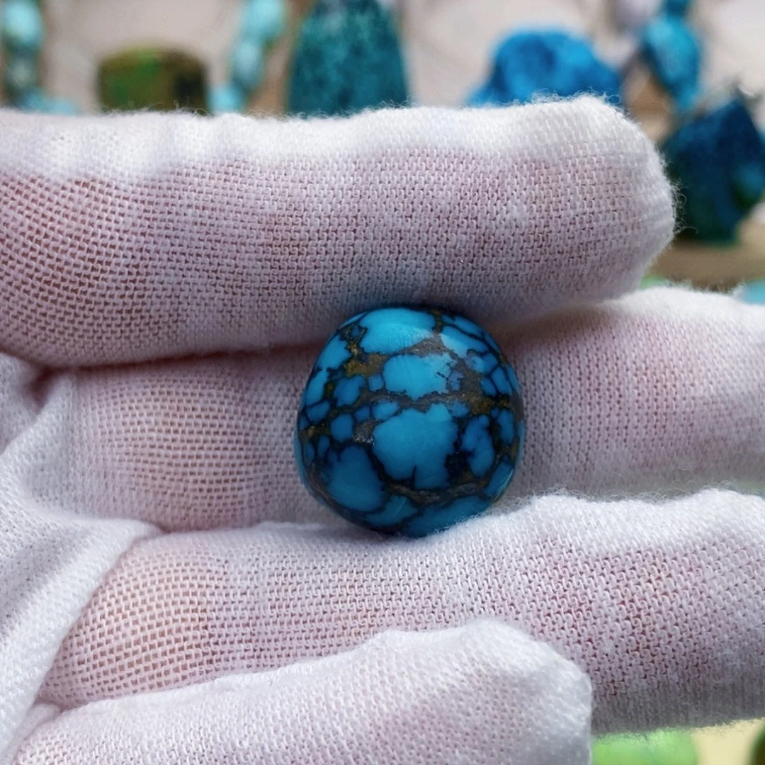 定制绿松石未镶嵌乌兰花糖豆