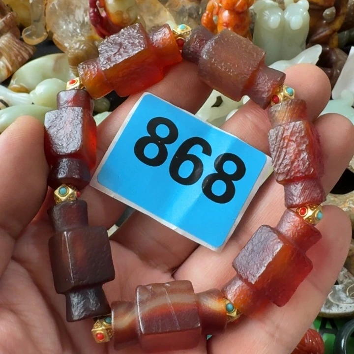 玛瑙/玉髓颈饰合金