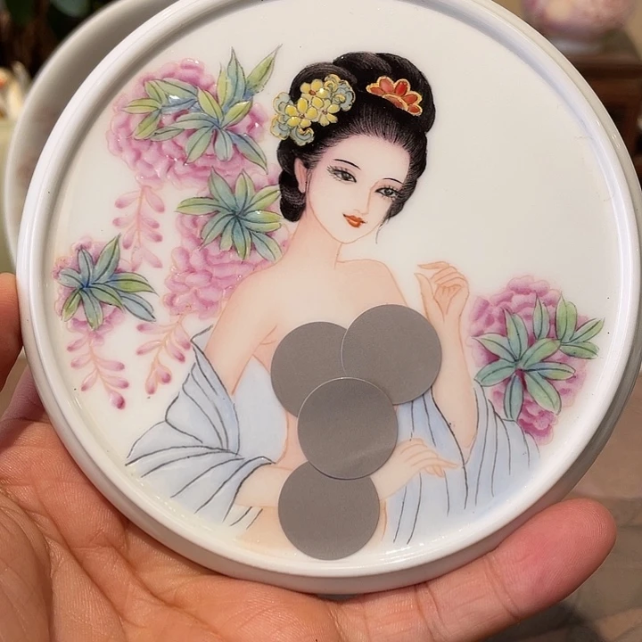 觉***沃景德镇陶瓷，手工绘画
