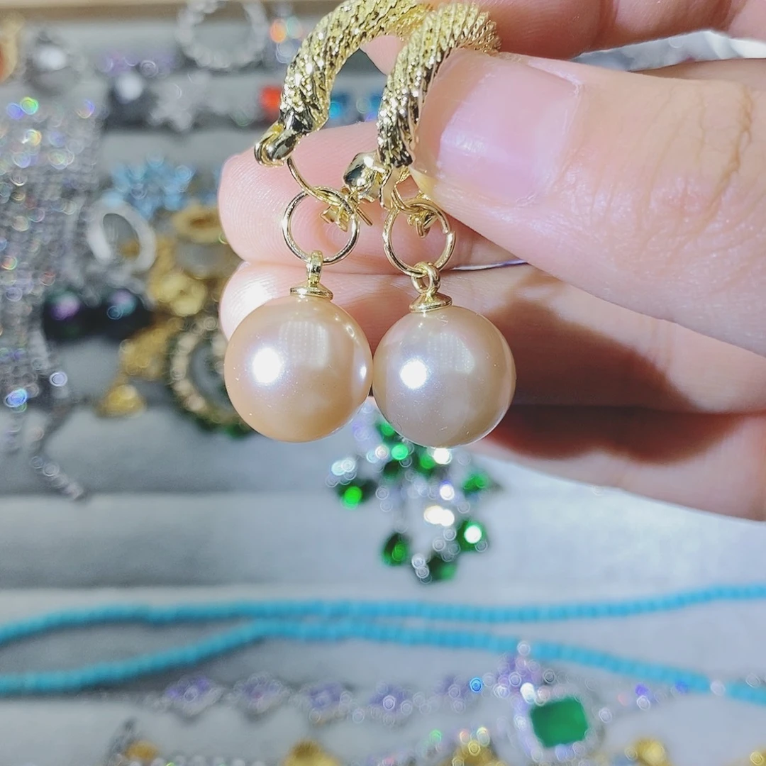 【闪购商品】银S925镶嵌耳饰托帕石