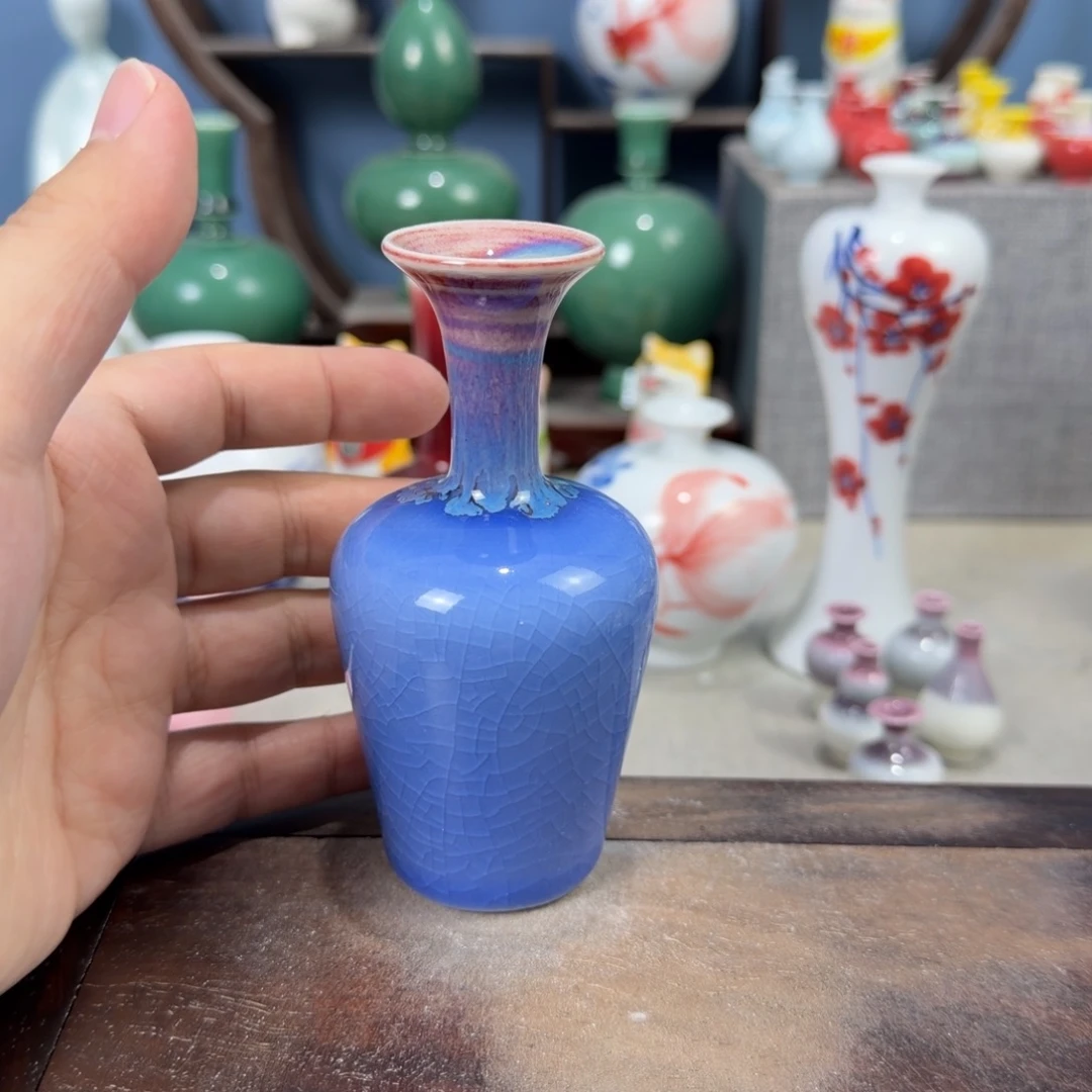 陶瓷手工小花器摆件