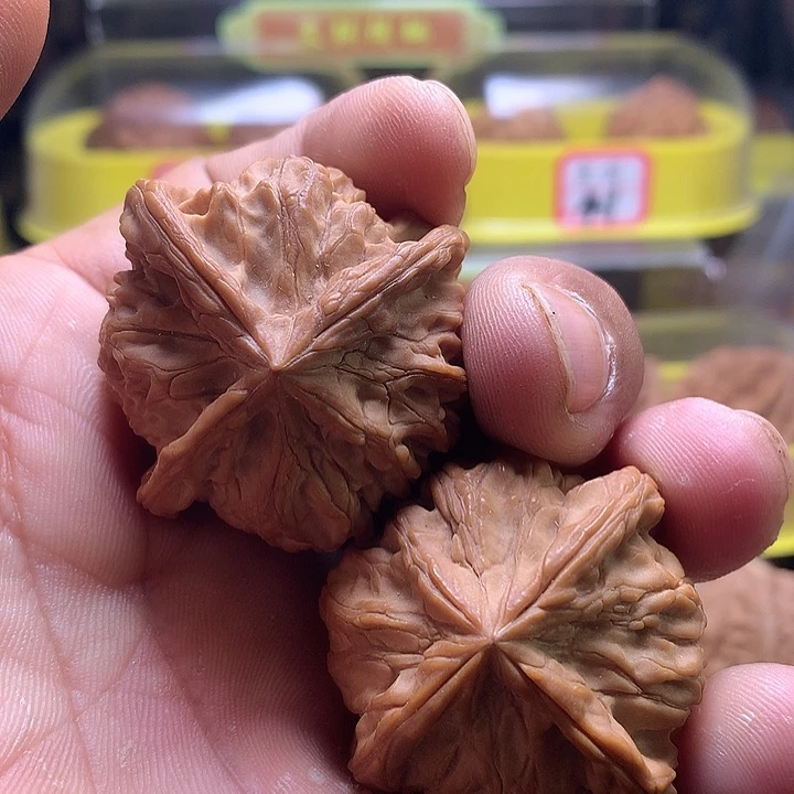 吊坠文玩核桃I*粥正丁三棱42