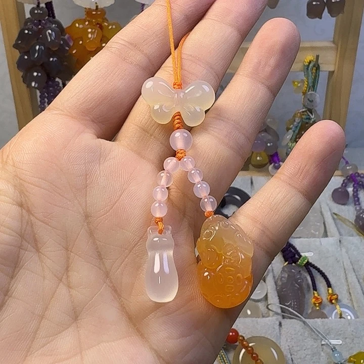 手机挂件，黄色款貔貅