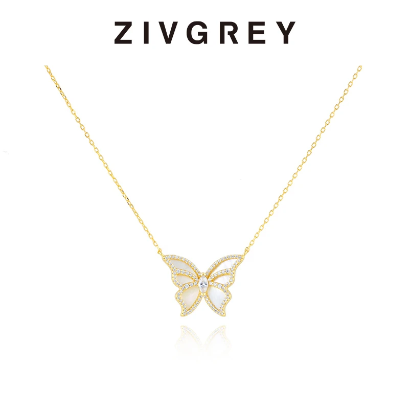 AZLOOK 项链【中国设计师品牌】ZIVGREY蝴蝶项链