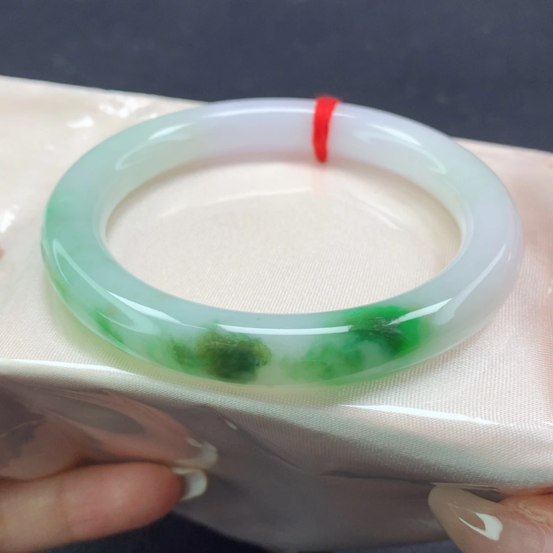 翡翠手镯未镶嵌（15号）（圆条）