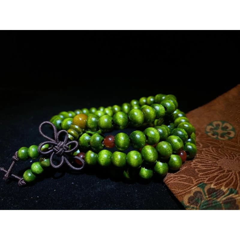 QL125【碧翠】木质手串<无礼盒>