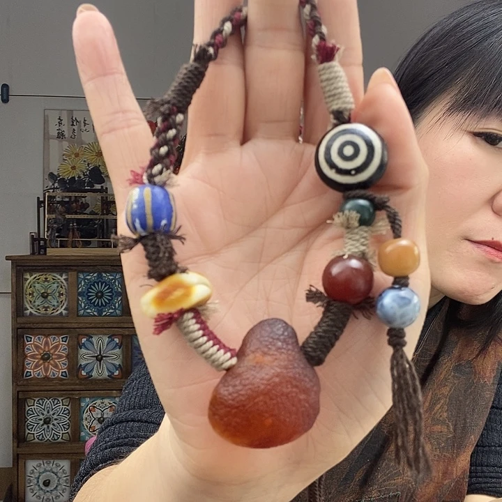 蜜蜡项链未镶嵌项链