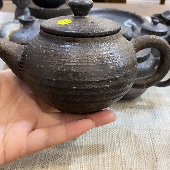 柴烧手工茶壶220毫升