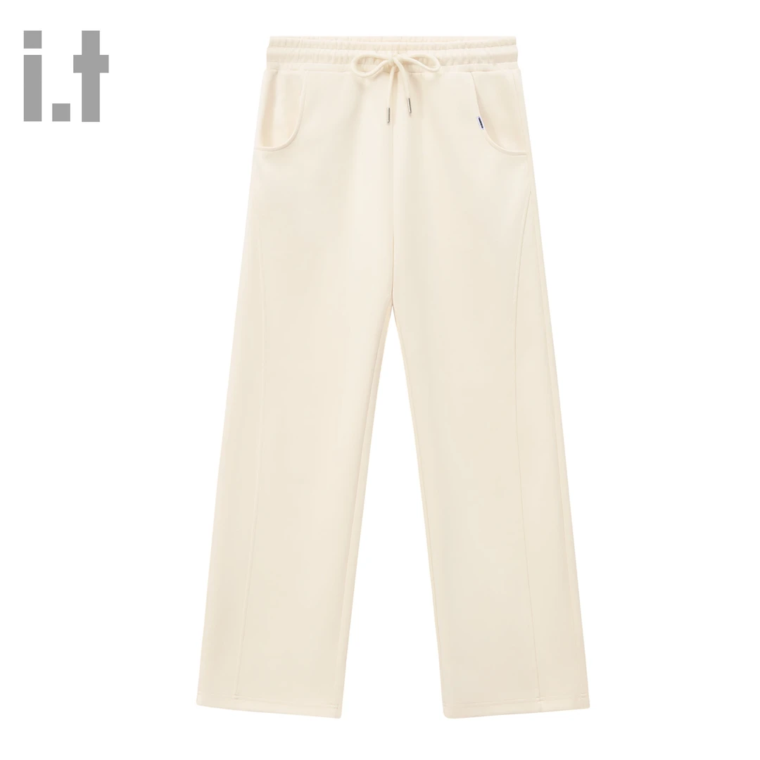 it FINGERCROXX休闲阔腿裤女2025新款秋季潮牌高腰cleanfit长裤子