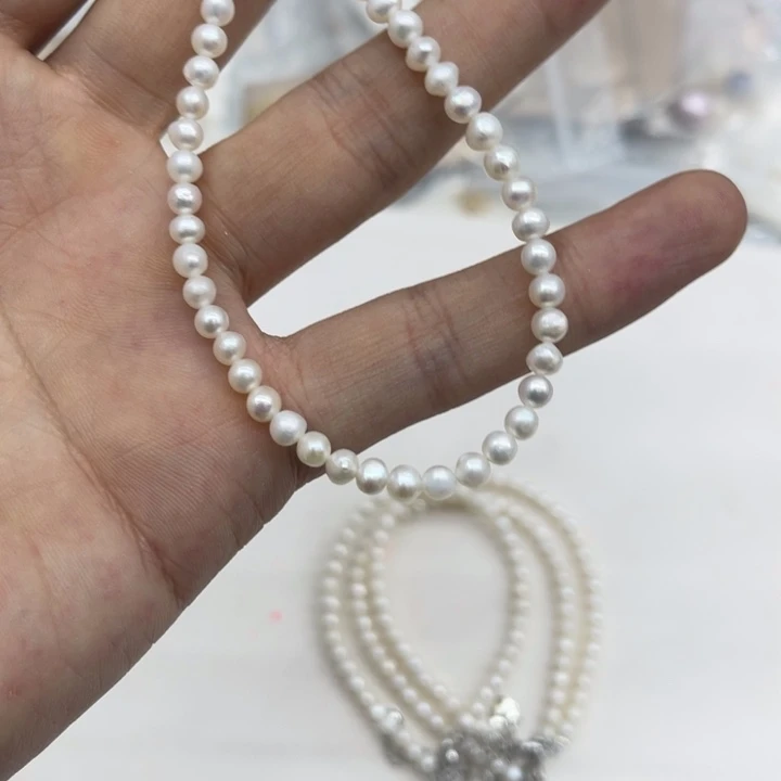 颈饰淡水珍珠未镶嵌077