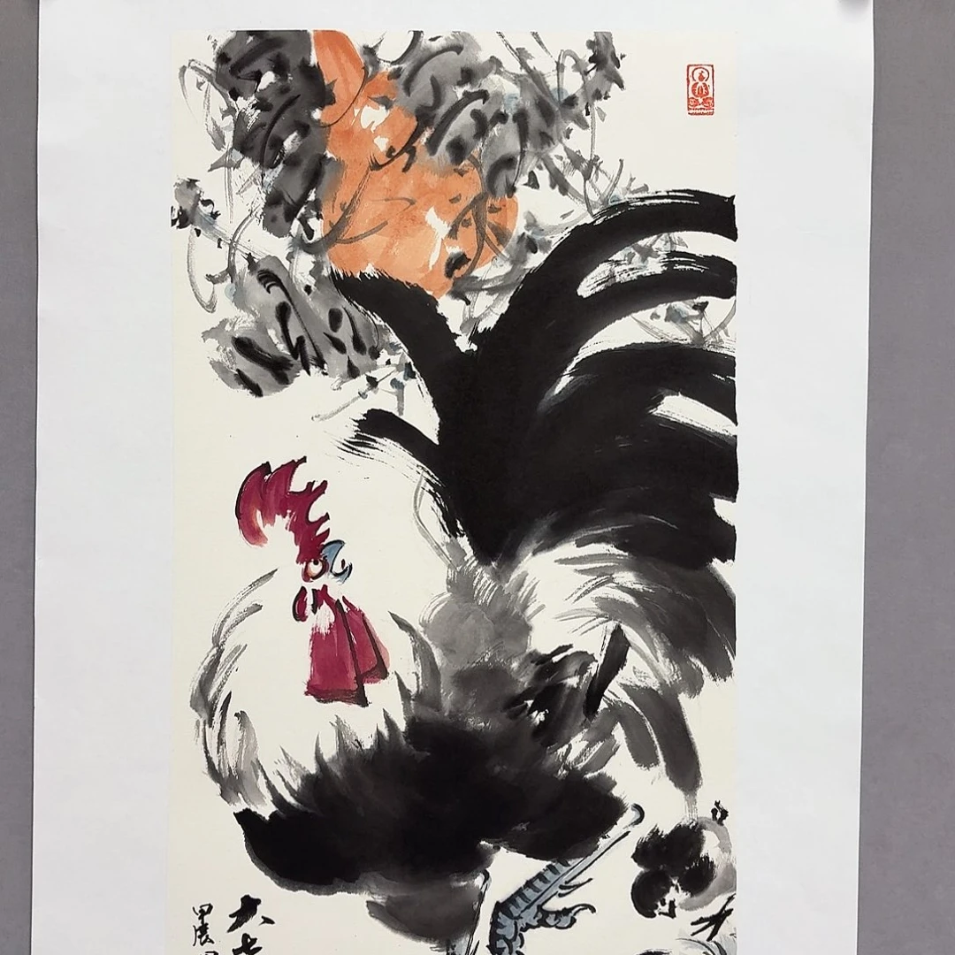 国画亲笔手绘放心去藏