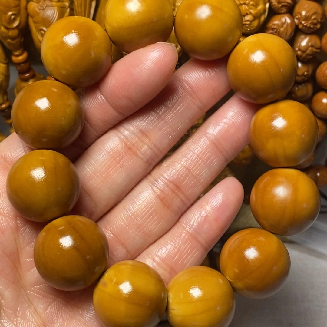 橄榄核手串/手链正圆光珠1.9