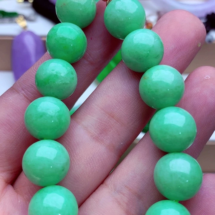 翡翠未镶嵌手链手串