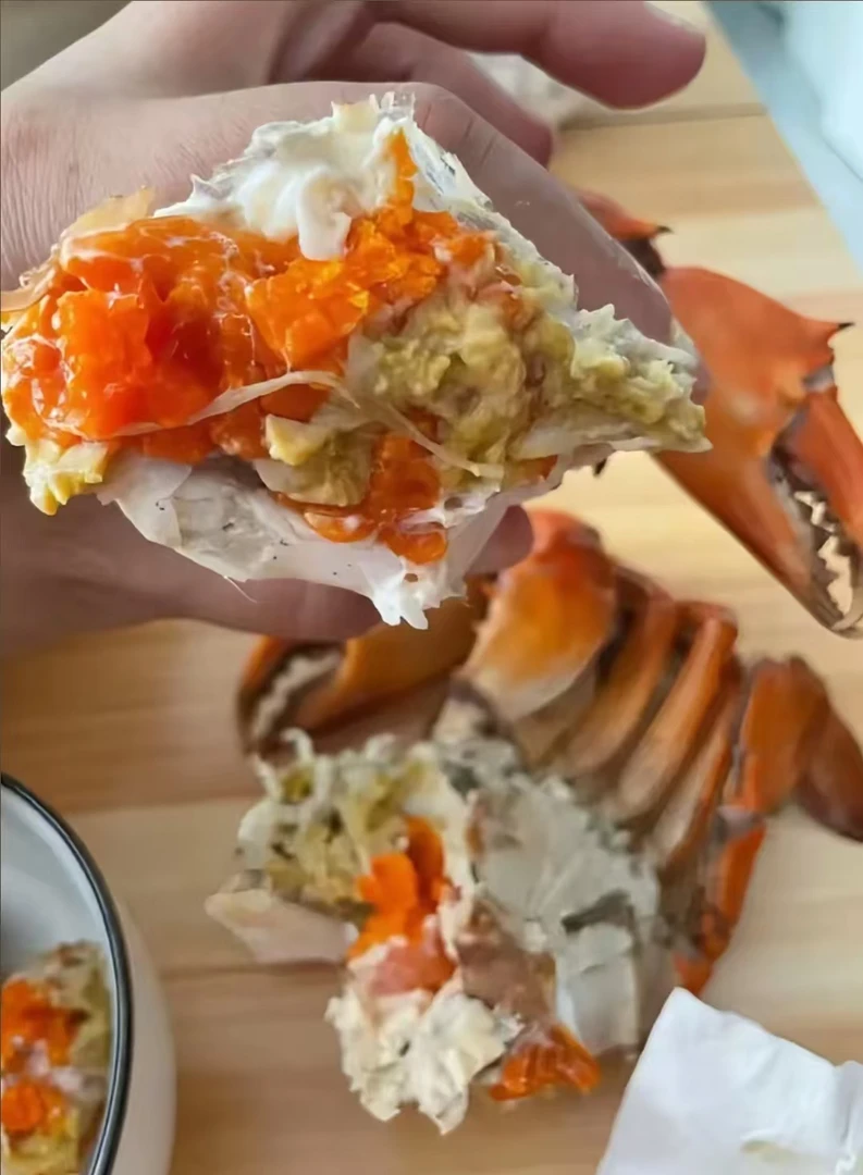 【到手5只】红膏蟹顺丰到家3.4～4两/只