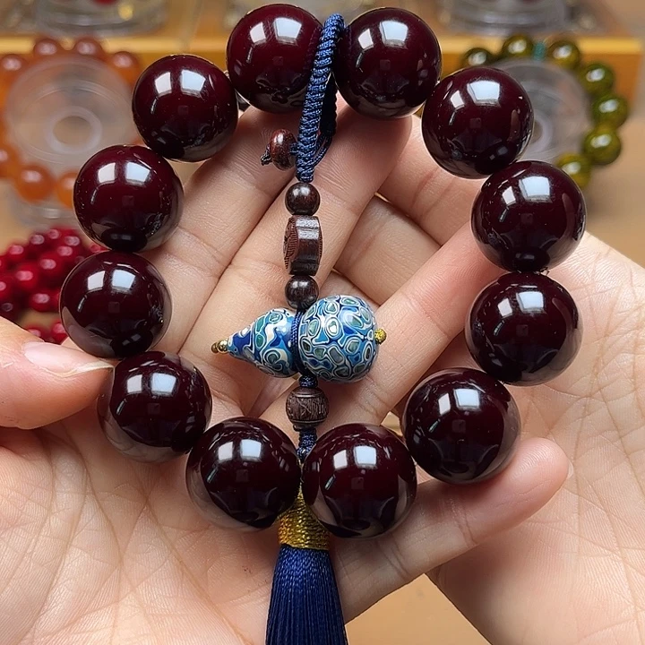 功***茶手串/手链贝壳杉（血龙木）