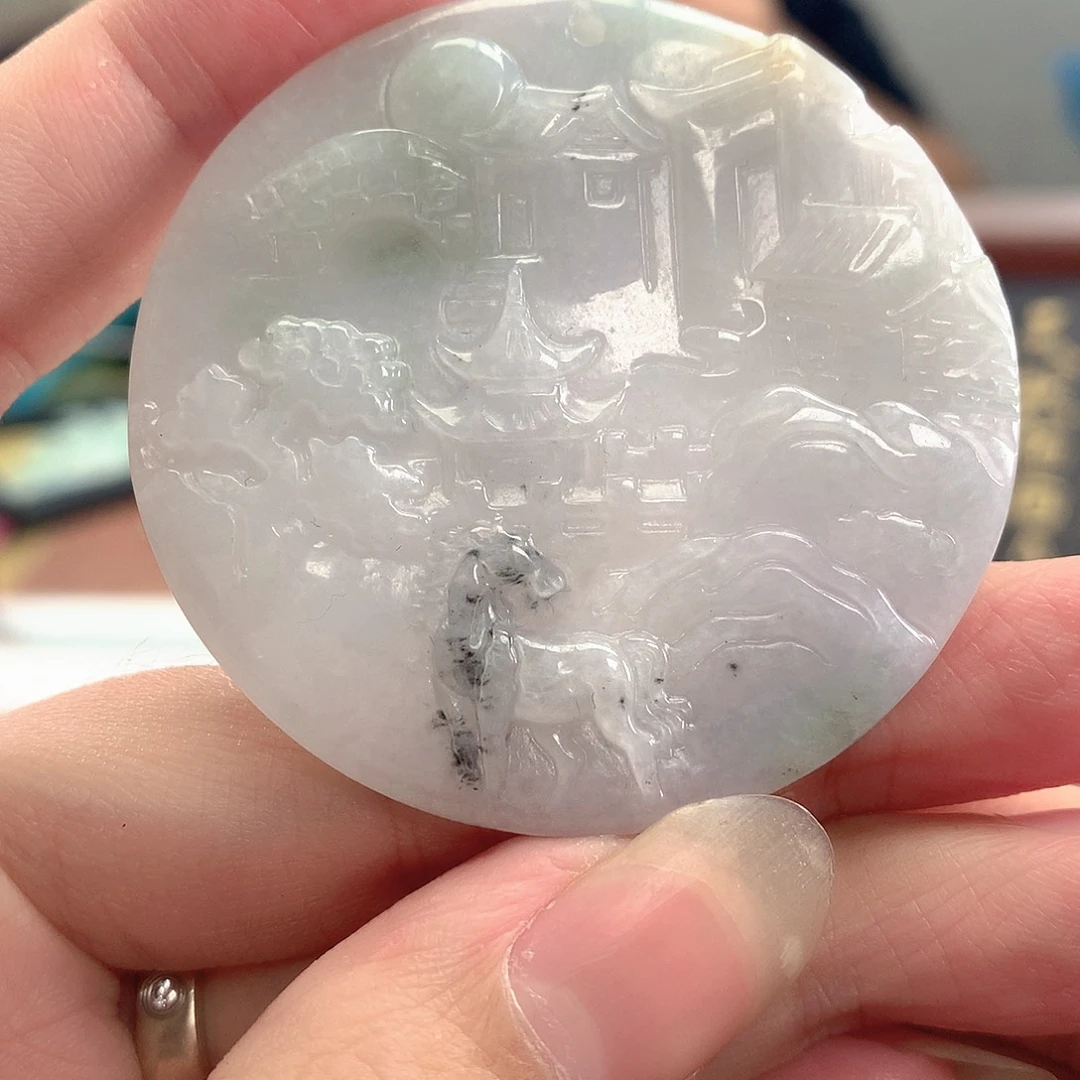 翡翠未镶嵌颈饰翡翠