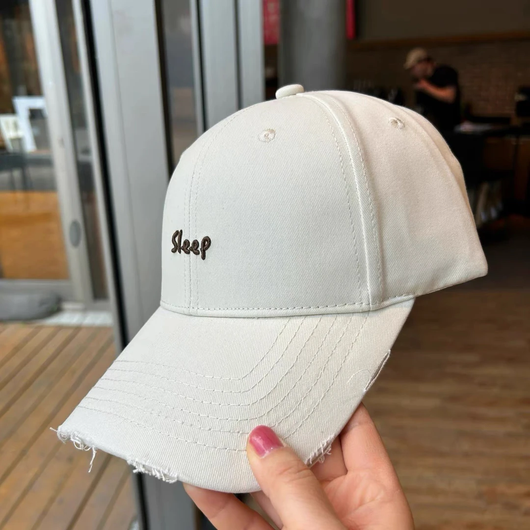 棒球帽女2025新款休闲百搭小字母鸭舌帽韩版百搭大头围帽子男潮